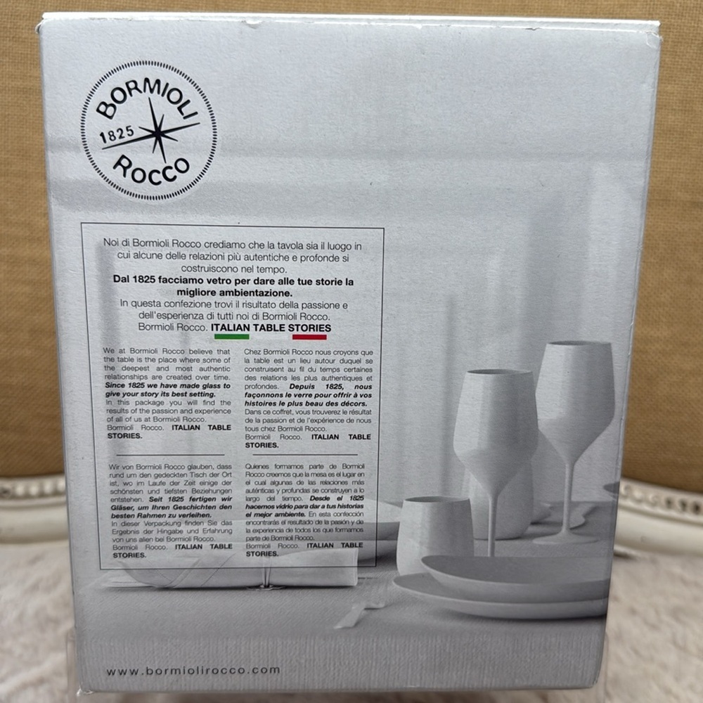 Bormioli Spazio Large Wine Glasses, Clear, 17 oz (Set of 4) - Picture 4 of 10